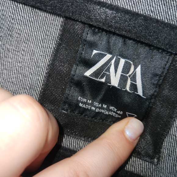 Zara Mens Jean Jacket - Picture 6 of 8
